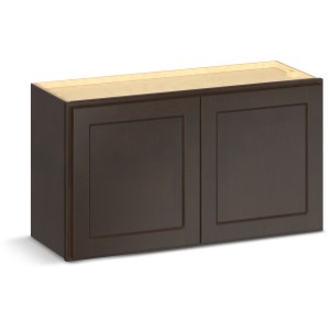 RELIABILT Parkstone II Wall Cabinet, Espresso Stained, 33" W, 2 Doors, Fully Assembled - 641405 | Lowe's Pro Supply